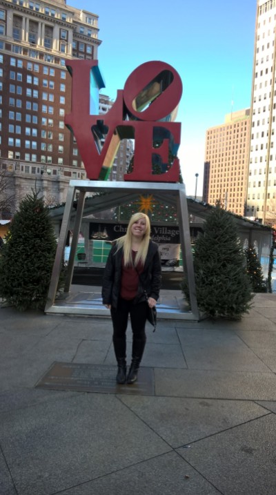 The Christmas Village at Love Park